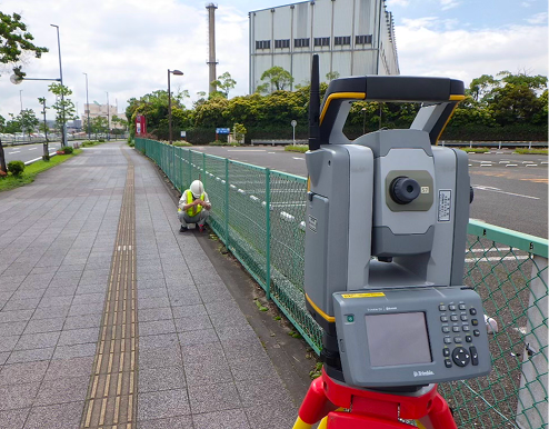 用地測量の写真1